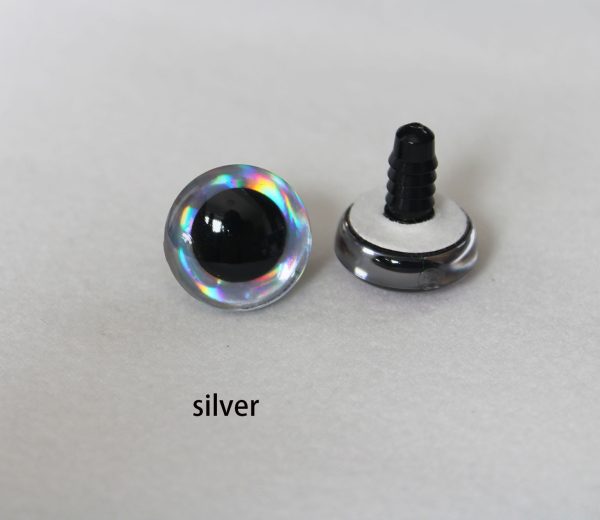 D12-mixed color disc  9mm-35mm  3D Centre toy eyes with hard washer for diy craft plush doll findings--color option - Image 15