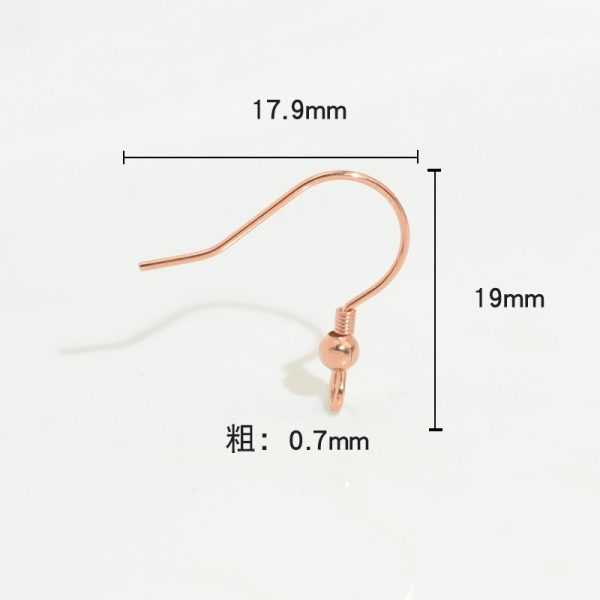 stainless materials earring hooks  for glass bottle jewelry findings-silver/stainless/gold/rose gold option - Image 2