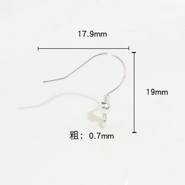 stainless materials earring hooks  for glass bottle jewelry findings-silver/stainless/gold/rose gold option - Image 4