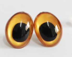 gold color 9x12mm 13x18mm new toy doll craft bear finding doll eyes findings handpaint color