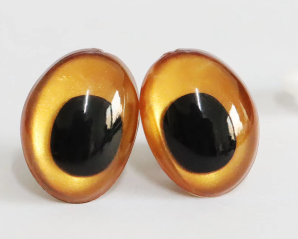 gold color 9x12mm 13x18mm new toy doll craft bear finding doll eyes findings handpaint color